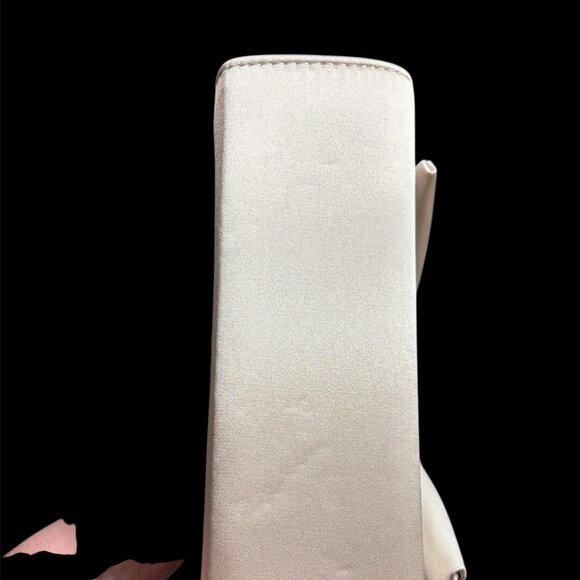 CHAMPAGNE SATIN EVENING BAG NWT - Picture 5 of 5